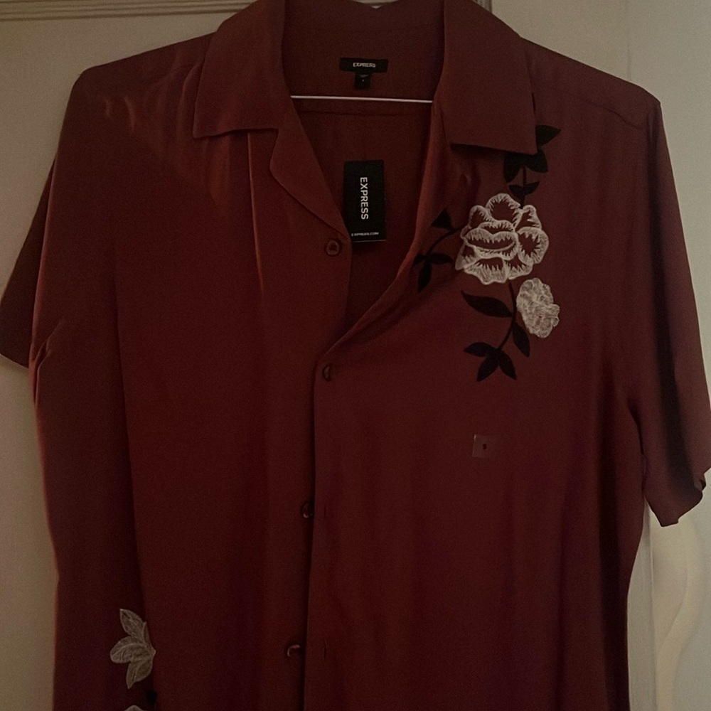 Short sleeve button up from express